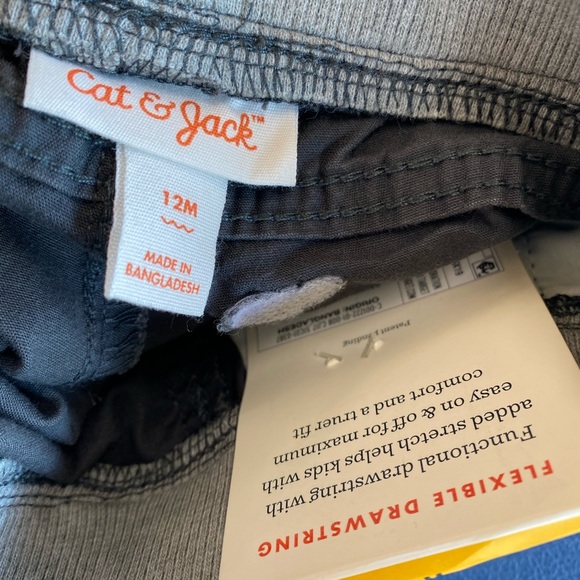 Gray 12 month drawstring shorts - Picture 3 of 3